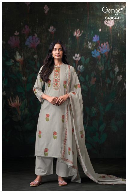 Ganga deyza 4964 wholesale dress material thrissur